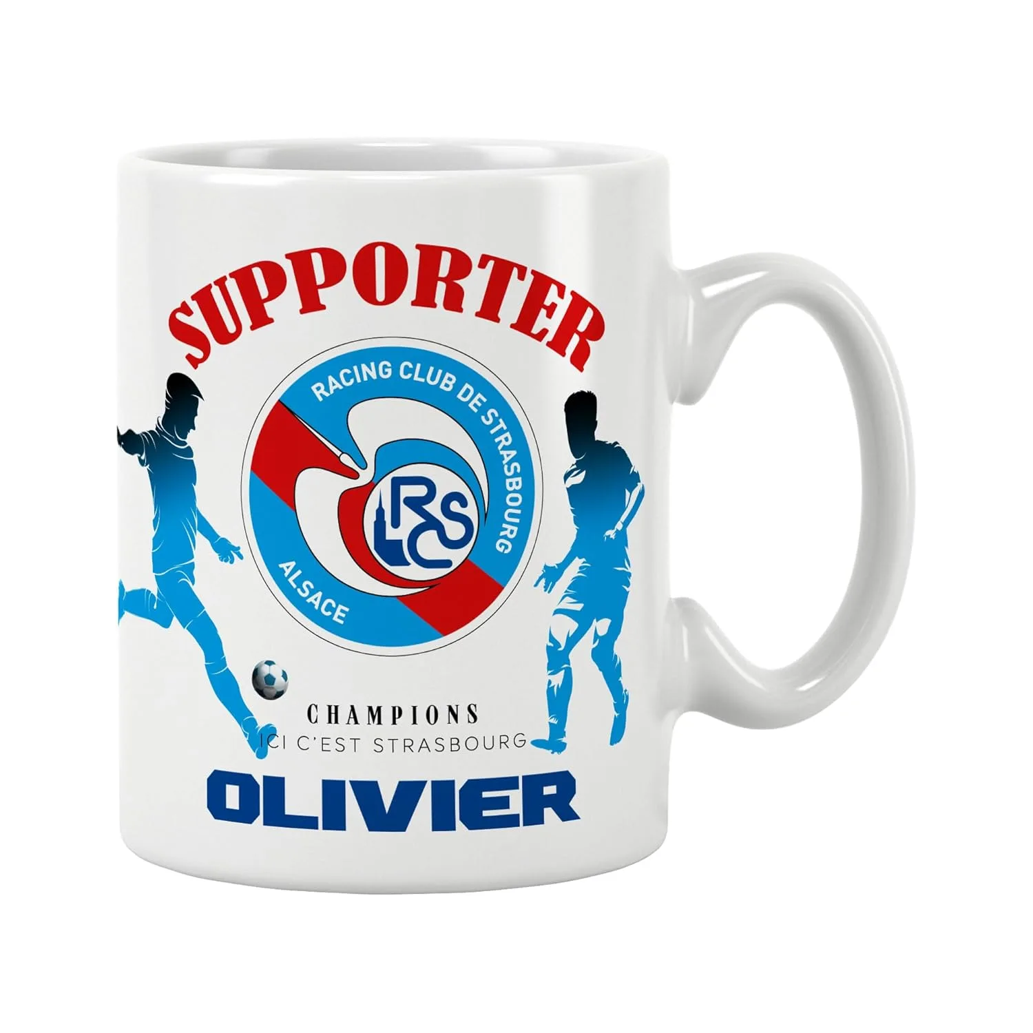 Mug RC Strasbourg personnalisé